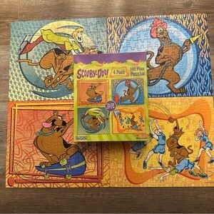 Cartoon Network Scooby-Doo 4-Pack Puzzles - Yellow, Blue, Orange, Green